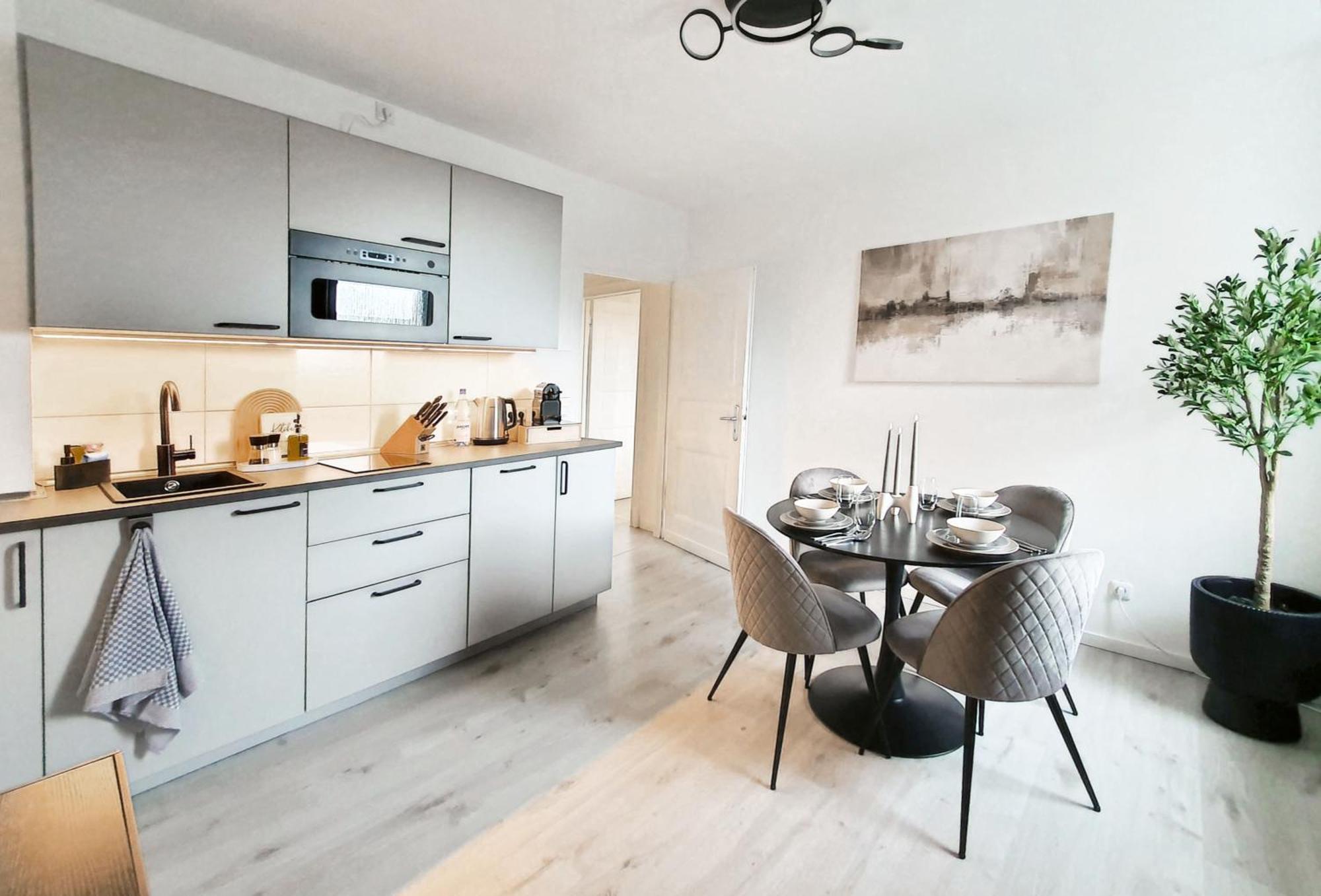 Livation - Apartments Hamm-Mitte - 2 Zi - Nespresso - Smarttv - Freewifi - Ausgestattete Kueche - 24H Check-In - Bis 4 Pers Pro Apartment 햄 외부 사진