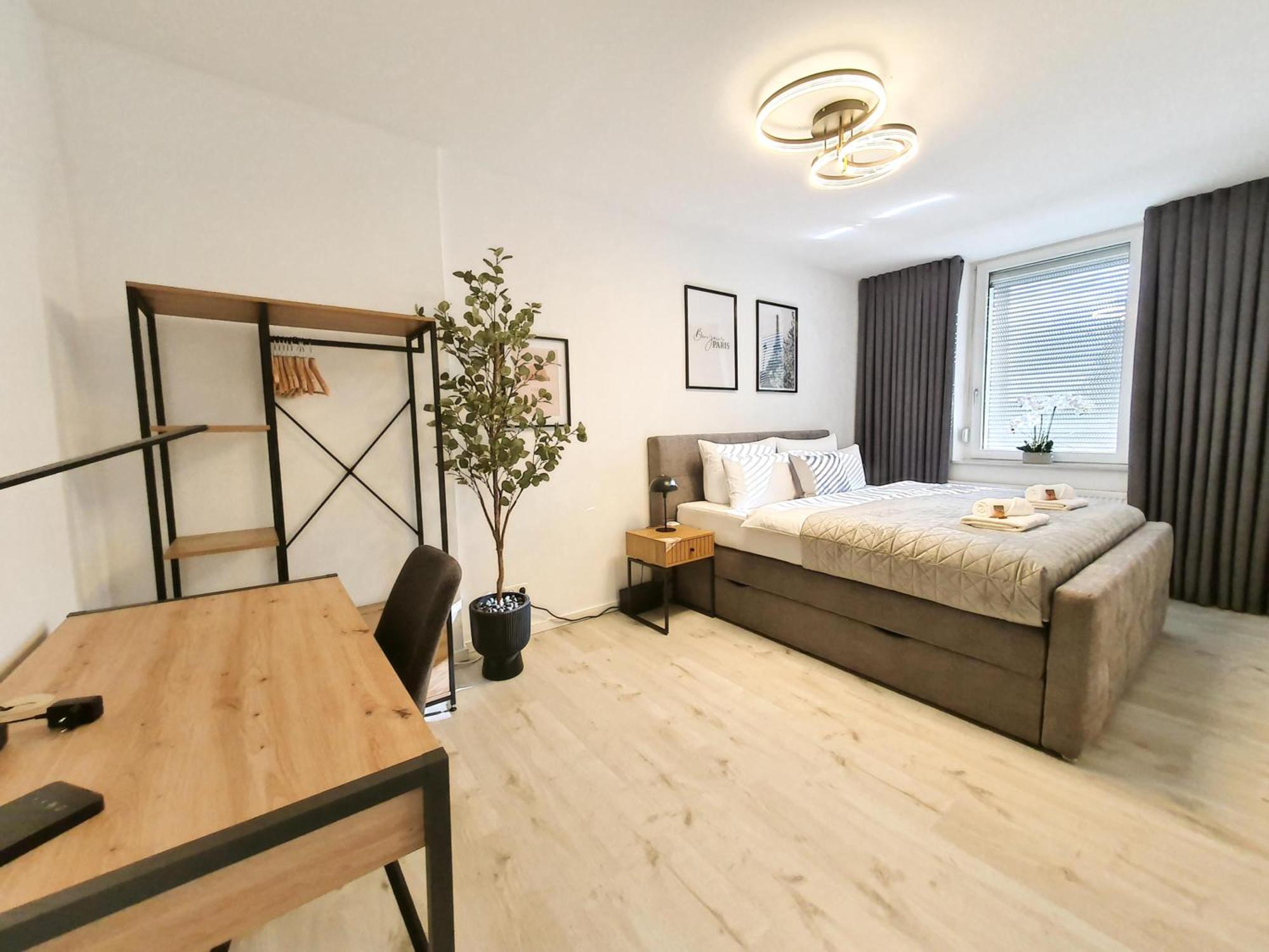 Livation - Apartments Hamm-Mitte - 2 Zi - Nespresso - Smarttv - Freewifi - Ausgestattete Kueche - 24H Check-In - Bis 4 Pers Pro Apartment 햄 외부 사진